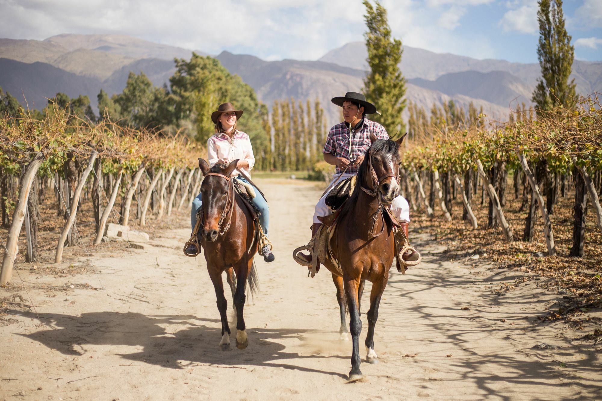 Grace Cafayate 호텔 외부 사진 Horse riding in the wine region of Mendoza